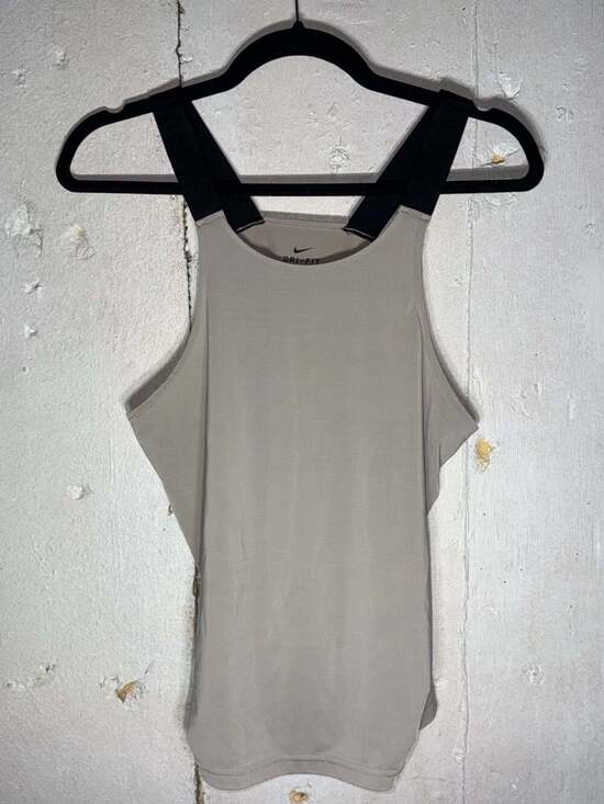 Nike Tops - Nike Dri-FIT Pro Women's High-Neck Elastika Tank Top Beige 889150-215